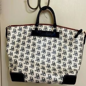 Dooney and Burke Black and White  Bag